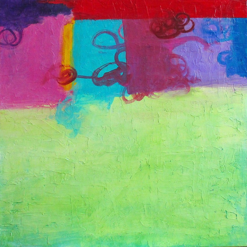 Synergy 10, acrylic on canvas, 24" x 24", $850