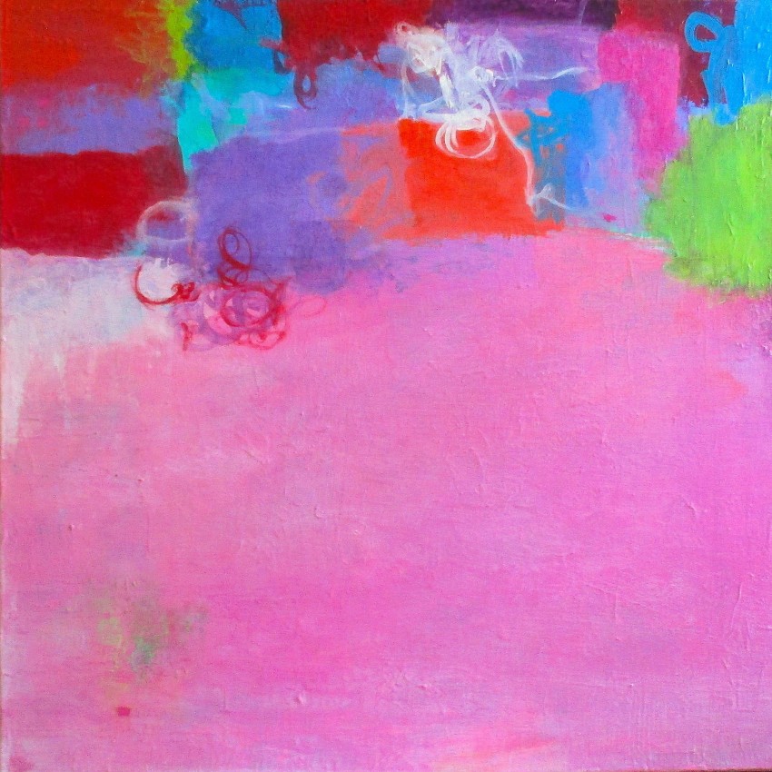 Synergy 2, acrylic on canvas, 30" x 30", $1,300